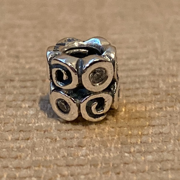 Pandora Swirlies Cz Charm - Picture 7 of 13